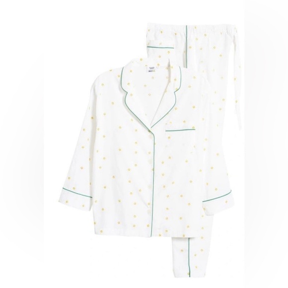 Sleepy Jones x Smiley Marina Pajama Set Womens Small - Picture 1 of 9